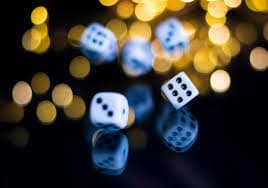 iOS Web browser interface showing live blackjack table on mobile phone